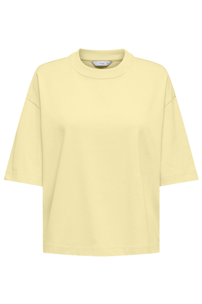 ONLLARA S/S BOXY TEE JRS 15370997 PASTEL YELLOW